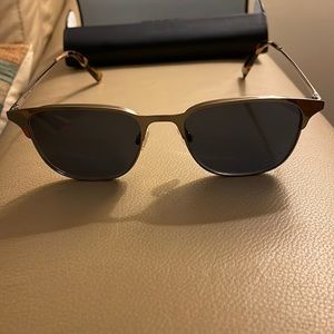 Warby Parker sunglasses.